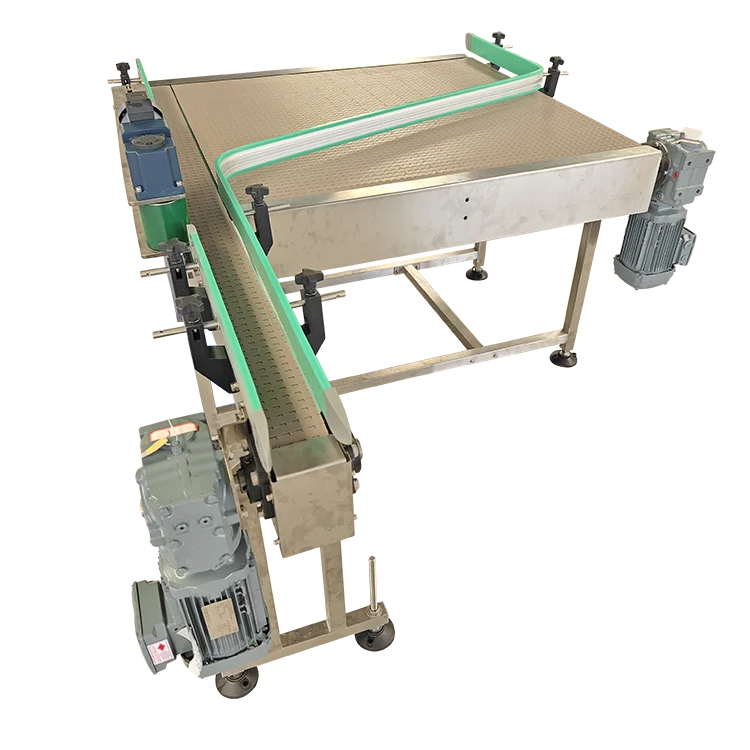 Maxsen Customized High Quality Modular Belt Conveyor Table Sorting Conveyor Aluminium Accumulation Table and Buffer Table