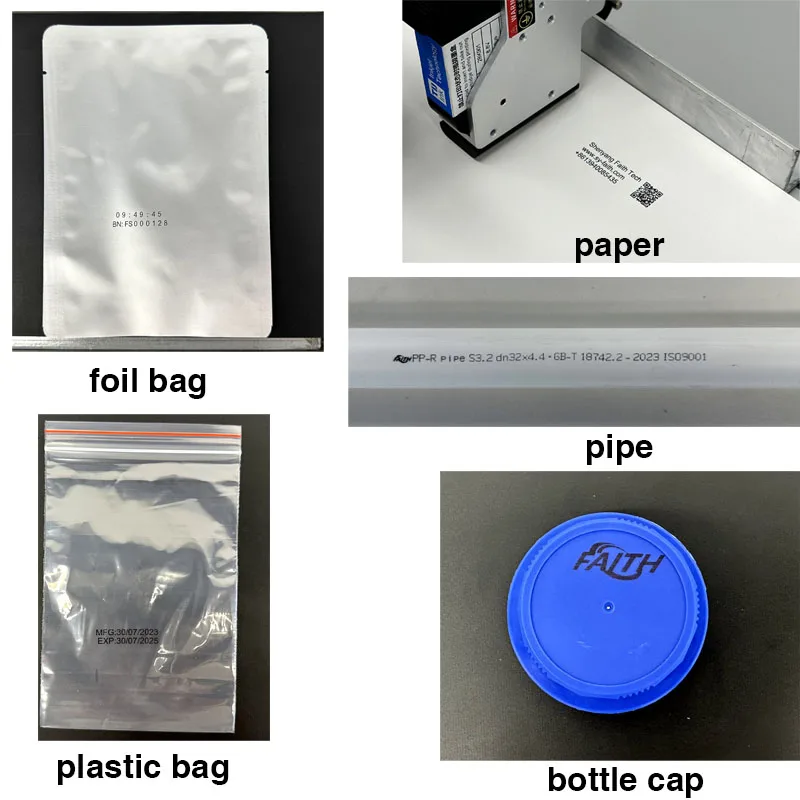 Faith Automatic Thermal Label Printer Inkjet Coding Machine for Printing Expiry Dates on Plastic Bags Ink Type TIJ