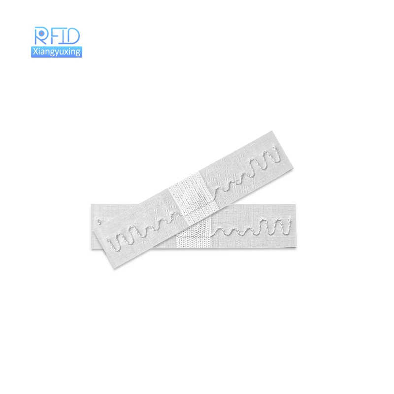 RFID Linen Tag Uniform High Temperaruter Fabric Textile Washable UHF Chip RFID Laundry Tag