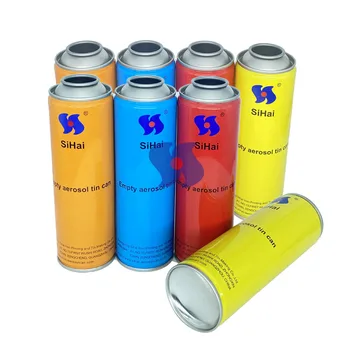 Normal Pressure Diameter 52mm Empty Aerosol Tin Cans Use For Hair Spray