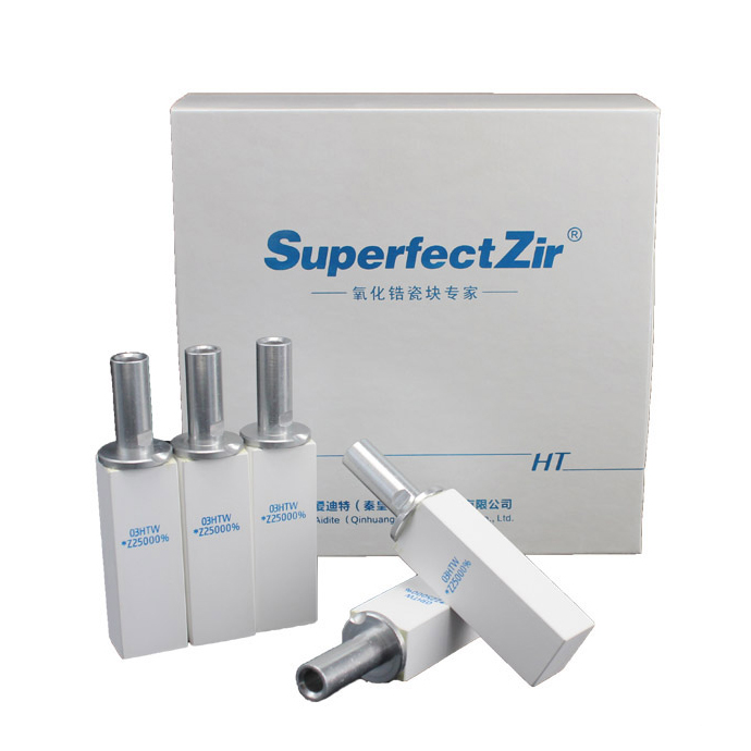 
 Многослойные циркониевые наполнители AIDITE для передних зубов, применение Sirona cerec  