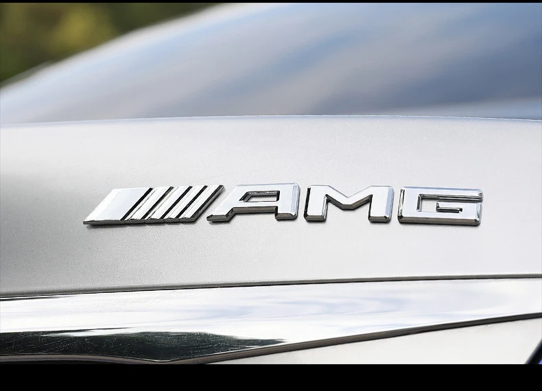 Lot de 2 badges 3D pour Benz AMG EDITION METALLO ADESIVO STEMMA 