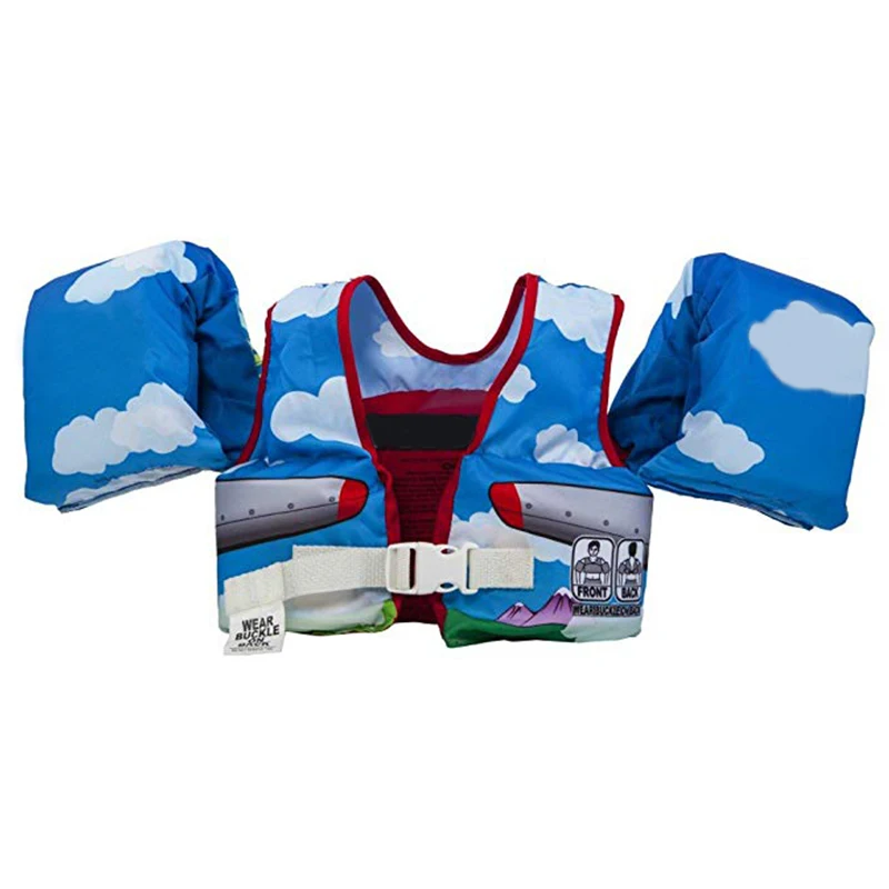 Жилет для плавания малышей поплавки с плечевым ремнем детский спасательный жилет бассейна