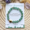 Green aventurine+card