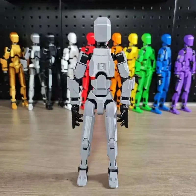 LINDA Toy 3D Action Figure, DIY Robot Action Figure with Full Articulation for Stop Motion Animation, Multi-Jointed Movable