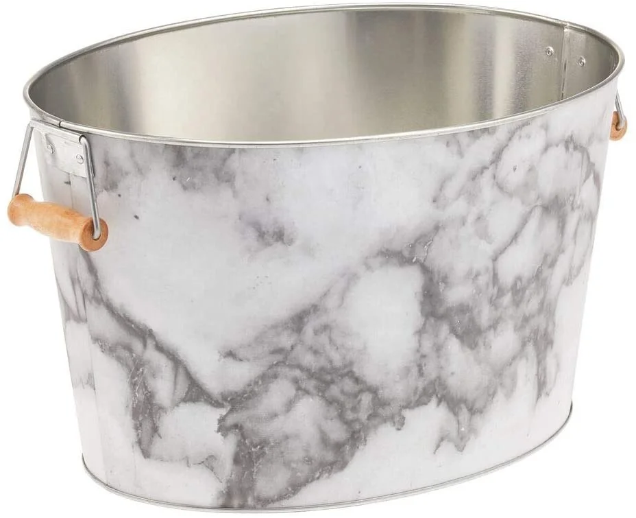24l Big Zinc Tub Ice Bucket Beverage Party Tub Buy Zinc Tub,Metal Tub