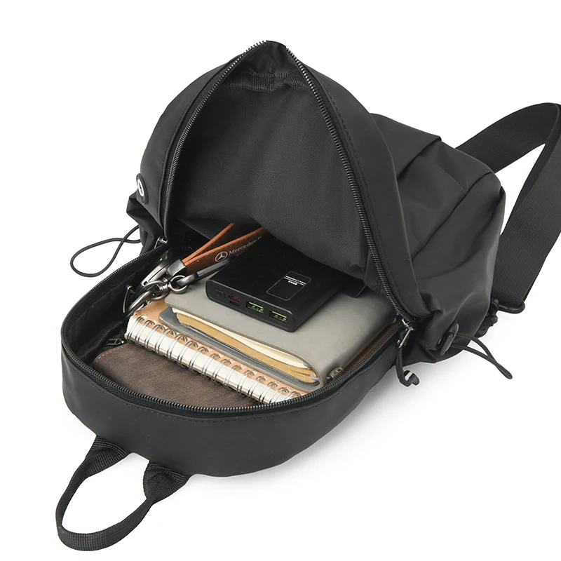 Chest Bag Men's Crossbody Bag Fashion Brand Casual Shoulder Bag Sports Small Backpack Large Capacity Backpack for Men