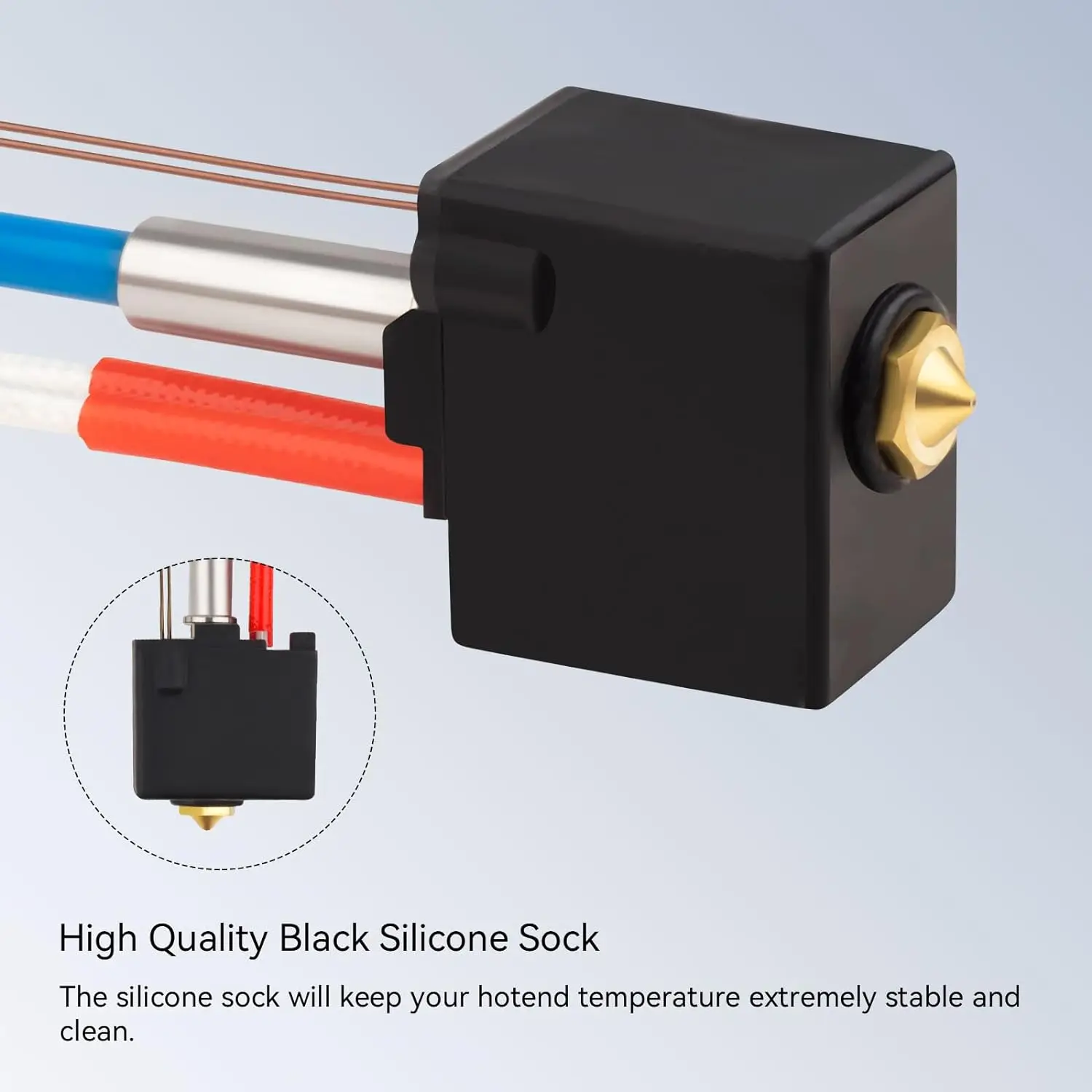 Lot De 2 Kits Hotend Pour Anycubic Kobra 2 - Extrudeuse V5 J-Head 24V Avec Buses 0.4mm