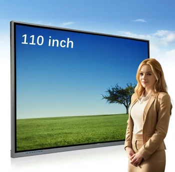 4K Android/window OPS 100 inch Interactive Smart board Multi Touch Scree Interactive Whiteboard  Computer for Education