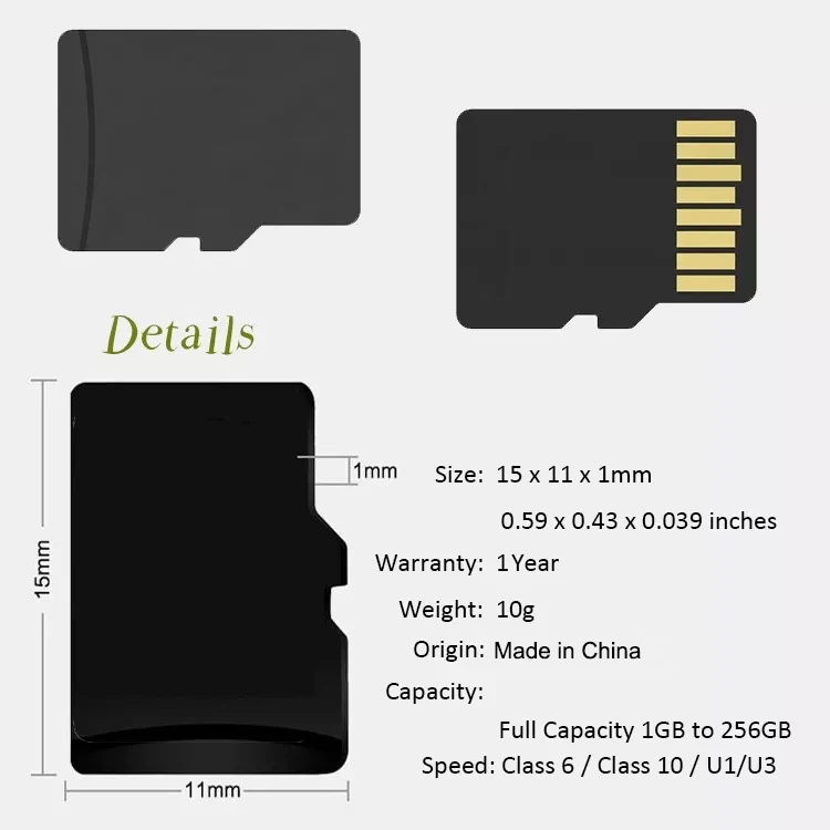 New Wholesale China Carte Memoire Sd Memory Card 1tb 4gb 8gb 16gb 32gb