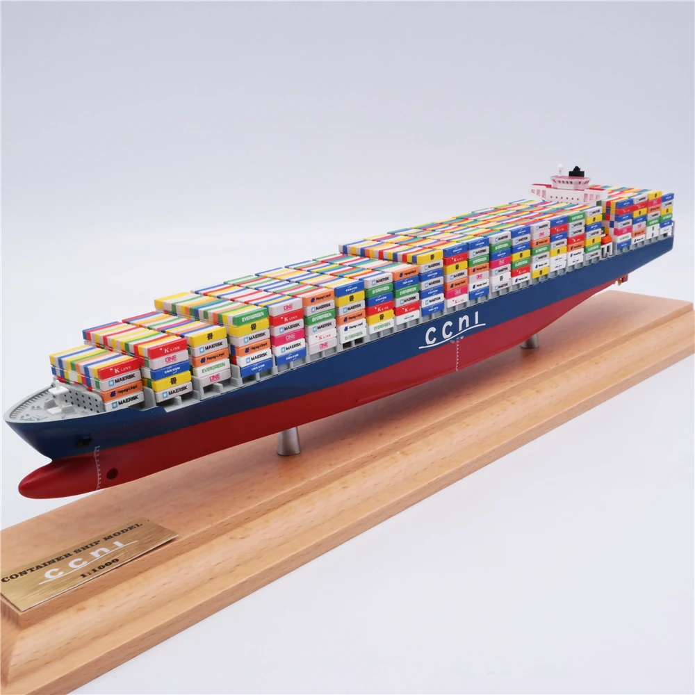 【A】35cm CCNI Container ship model Color Shipping line CCNI O.A.S ship model