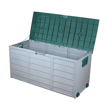 76 Gallon Resin Large Deck Box-Organization and Storage for Patio Furniture Outdoor Cushions, Garden Tools and Pool Toys