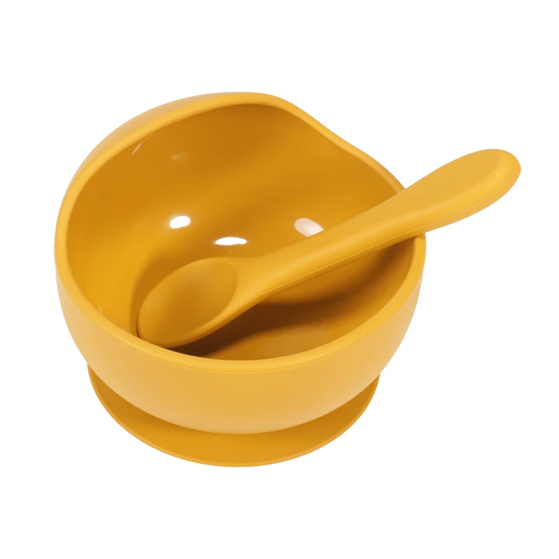 wrap toddler dinnerware silicone baby feeding suction bowl spoon set kid dining bowl dishwasher safe details