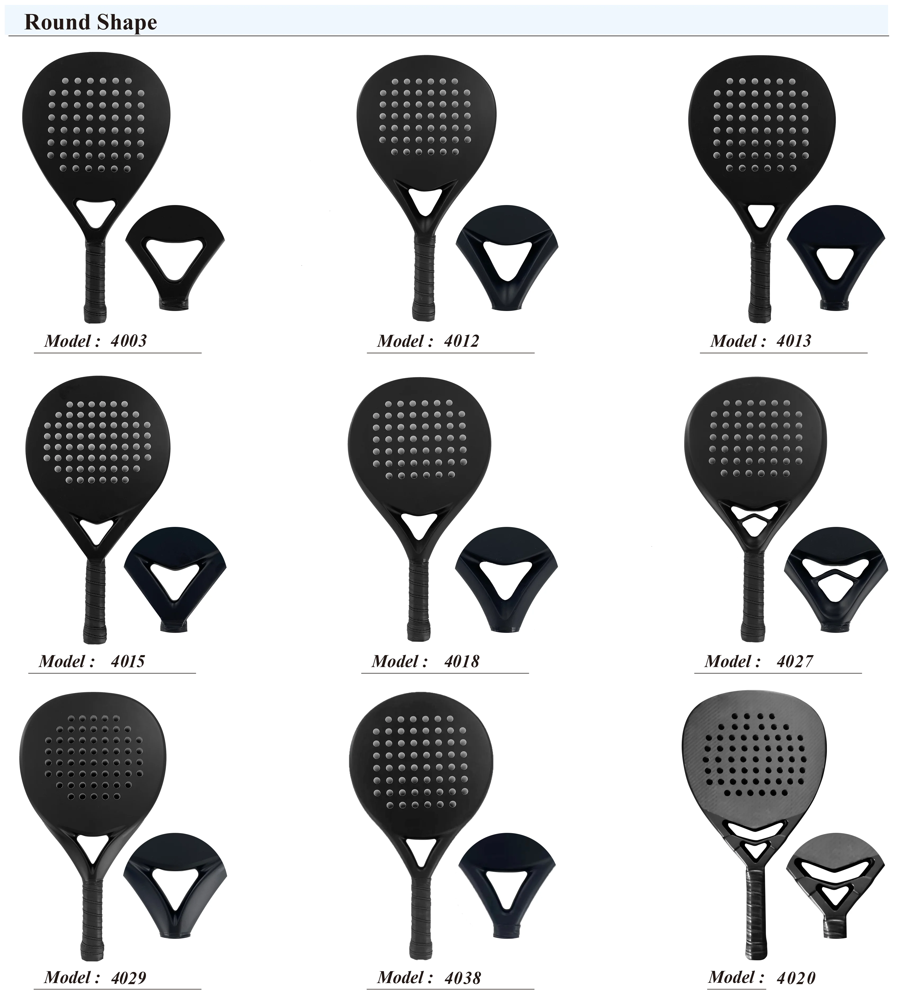 Racchetta Padel Dynamite 3K Fibra Carbonio - Forma Diamante Per Master, Grip 4 3/8