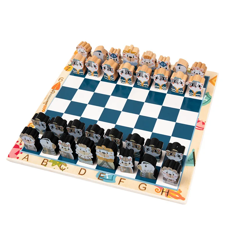 TOYANDONA 1 Conjunto De Jogos De Tabuleiro Ao Ar Livre Brinquedos Infantis  Xadrez Para Crianças Kit De Miçangas Jogo De Xadrez Tabuleiro Dobrável