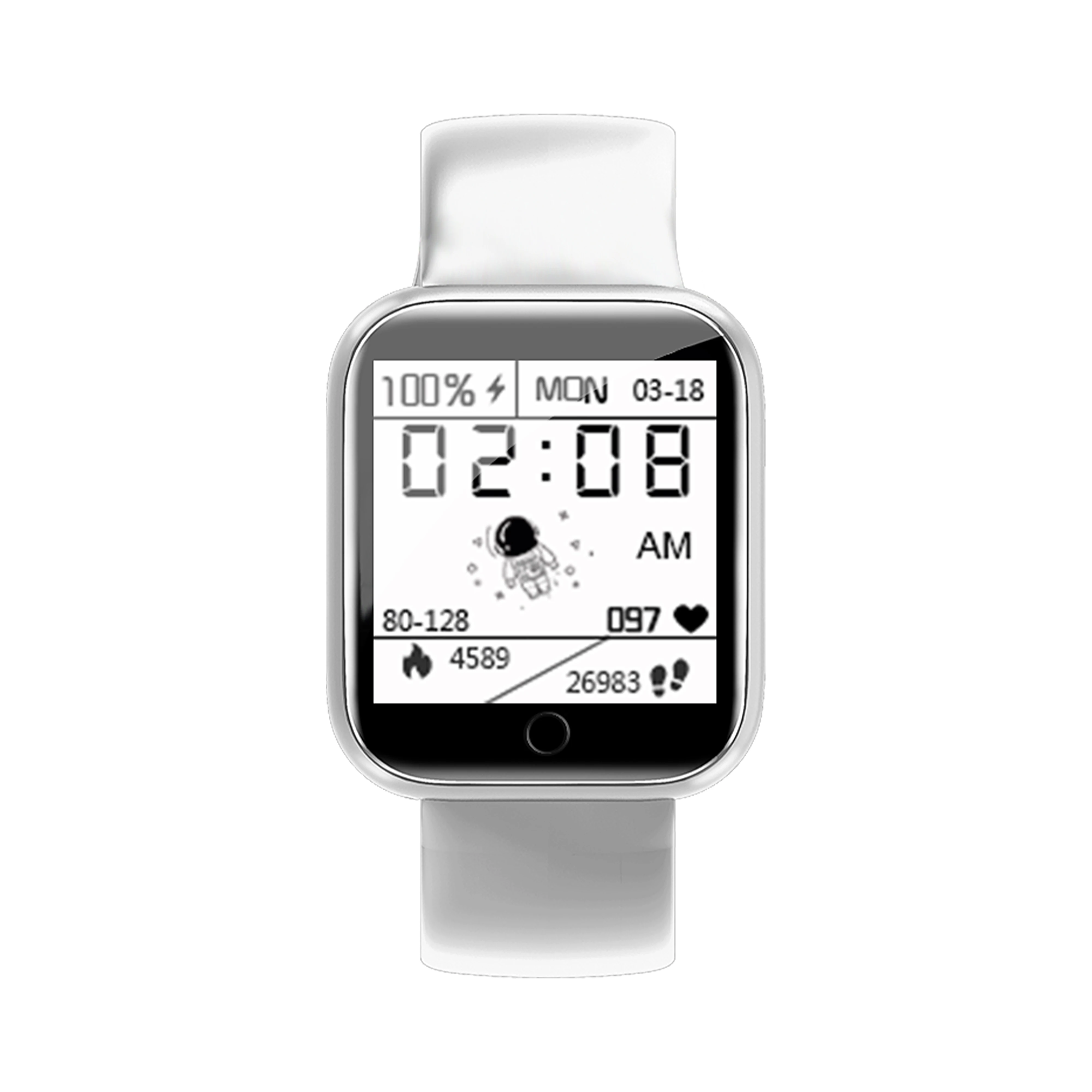 Reloj inteligente Macaron D20plus Candy Y68, pulsera con control