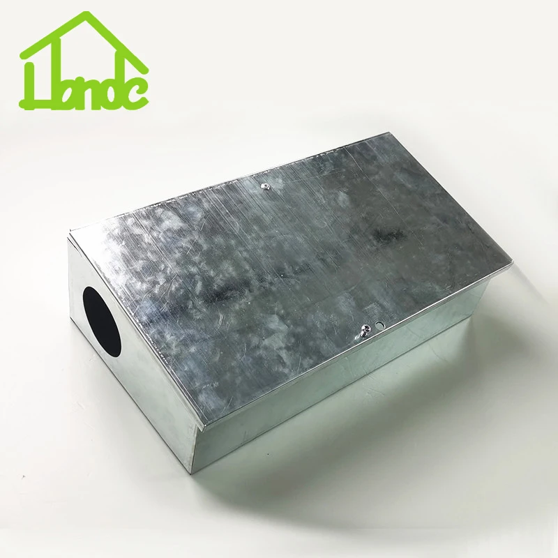 Galvanized Rodent Control Bait Box for Rodent