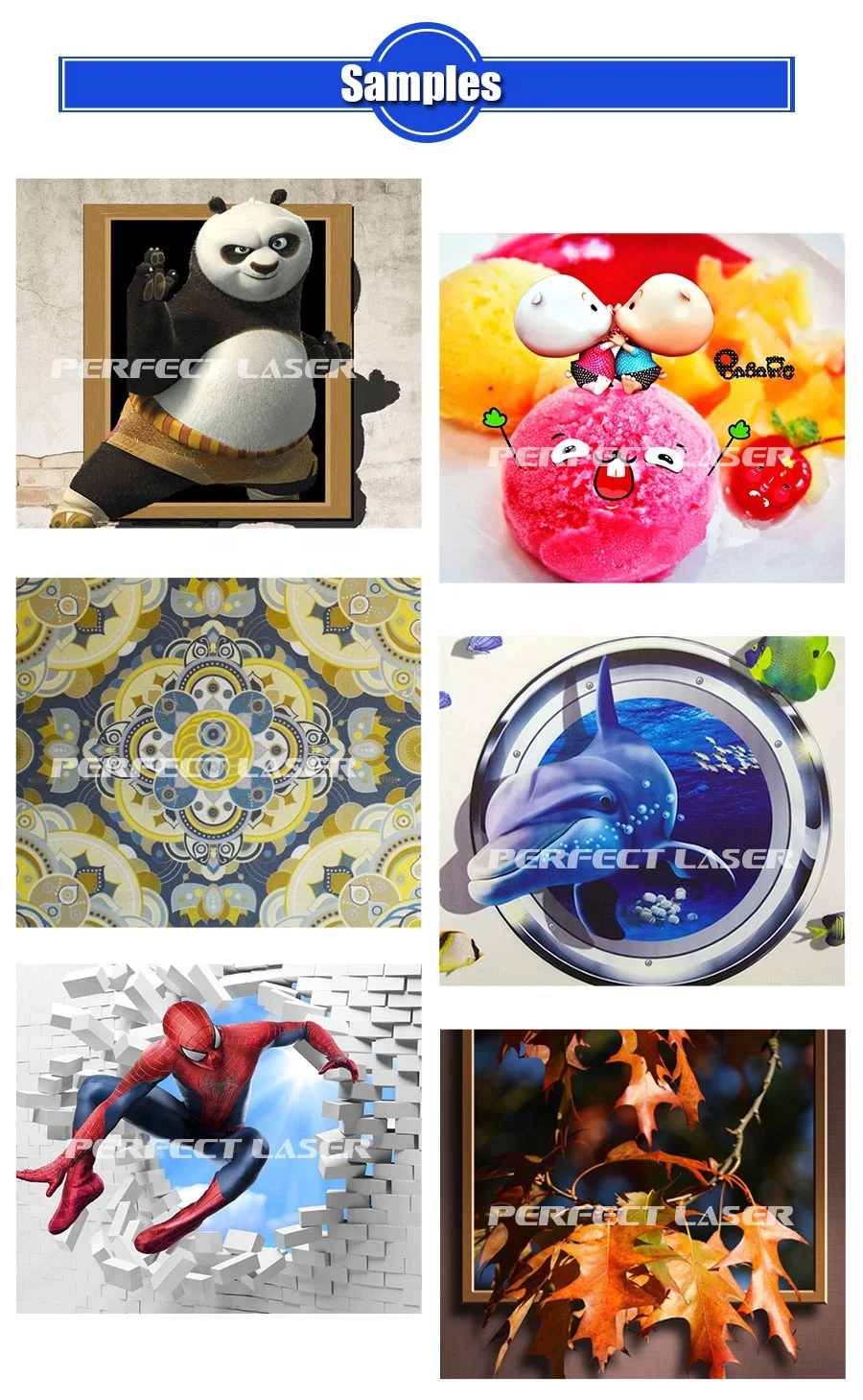 High Quality Newest CNC CMYK 3D DPI 9600 High Resolution  Wall Printer 3D Pen  Drawing on Wall Tile Photo Paper Metal Glass