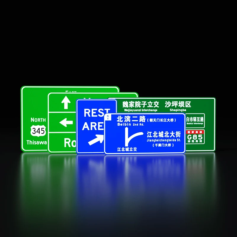 Lightemitting Road Traffic Signs Reflective Sheeting For Traffic Signs