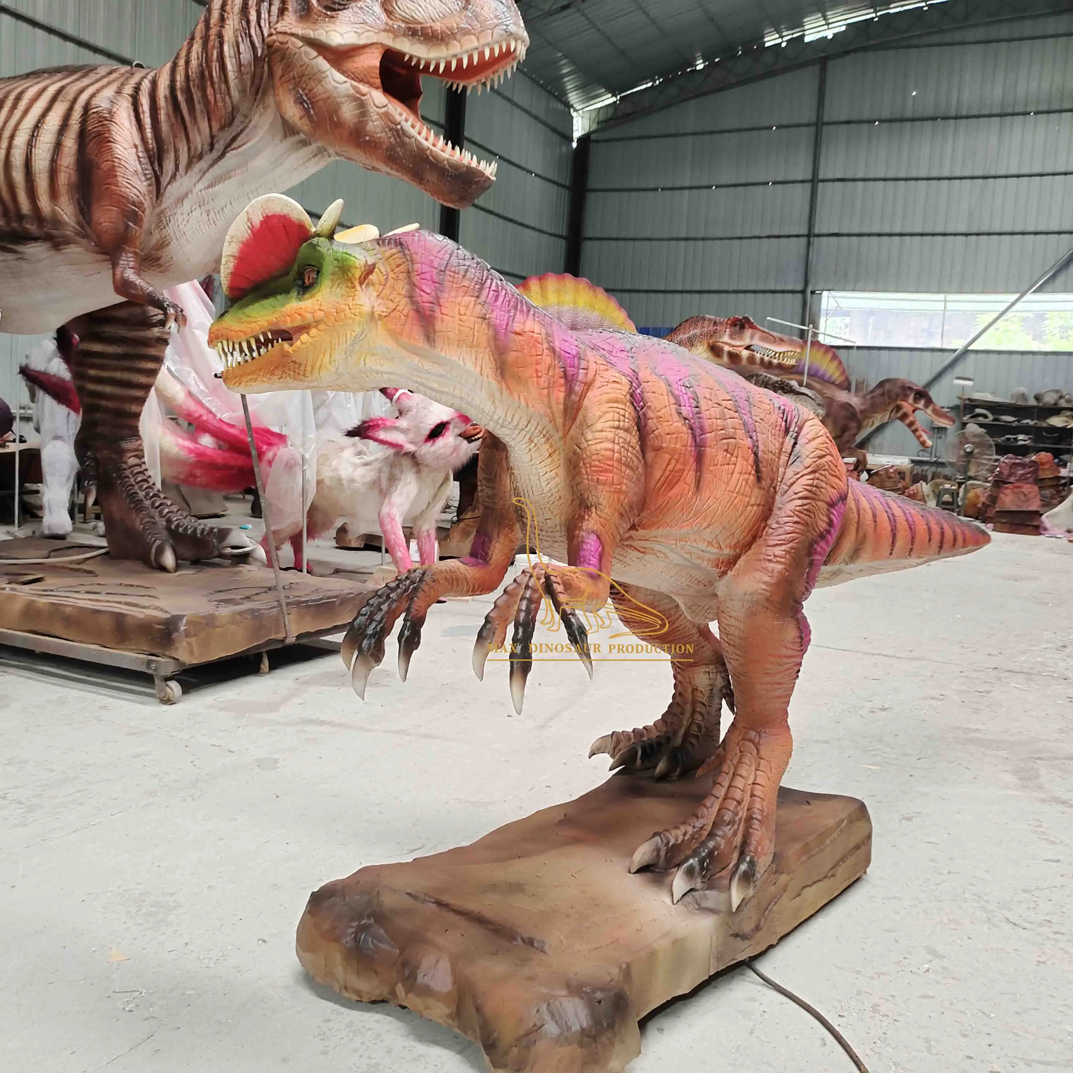 Dinosaur Park 3d Dinosaur Animatronics Dilophosaurus Robot Dinosaur ...