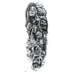 Косметический класс новый дизайн большой изображение временная татуировка наклейка на всю