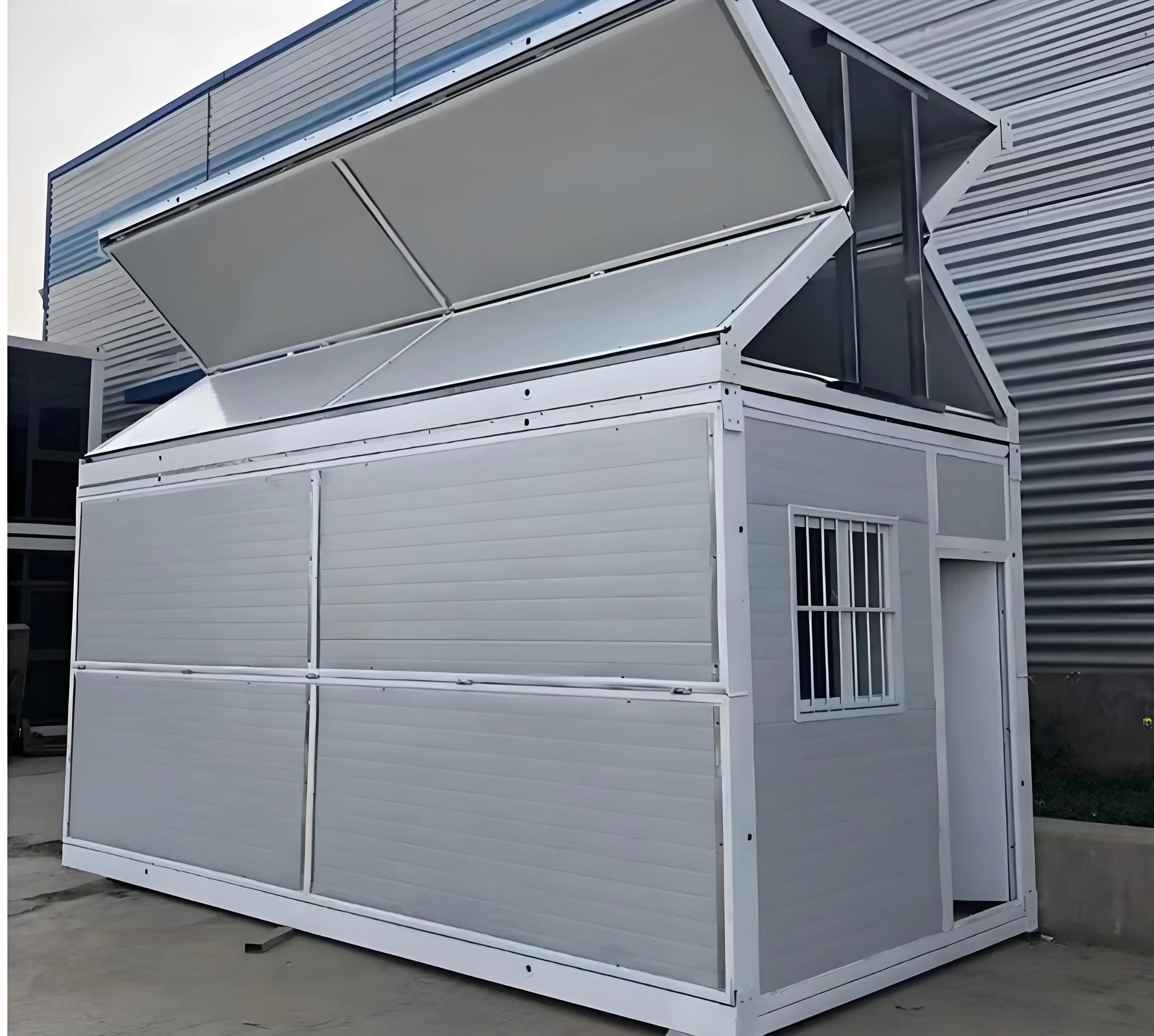 Heavy-Duty Anti-Corrosion Steel Foldable Office Container Quick Build for Apartment Workshop House Hotel Outdoor for Mining Camp