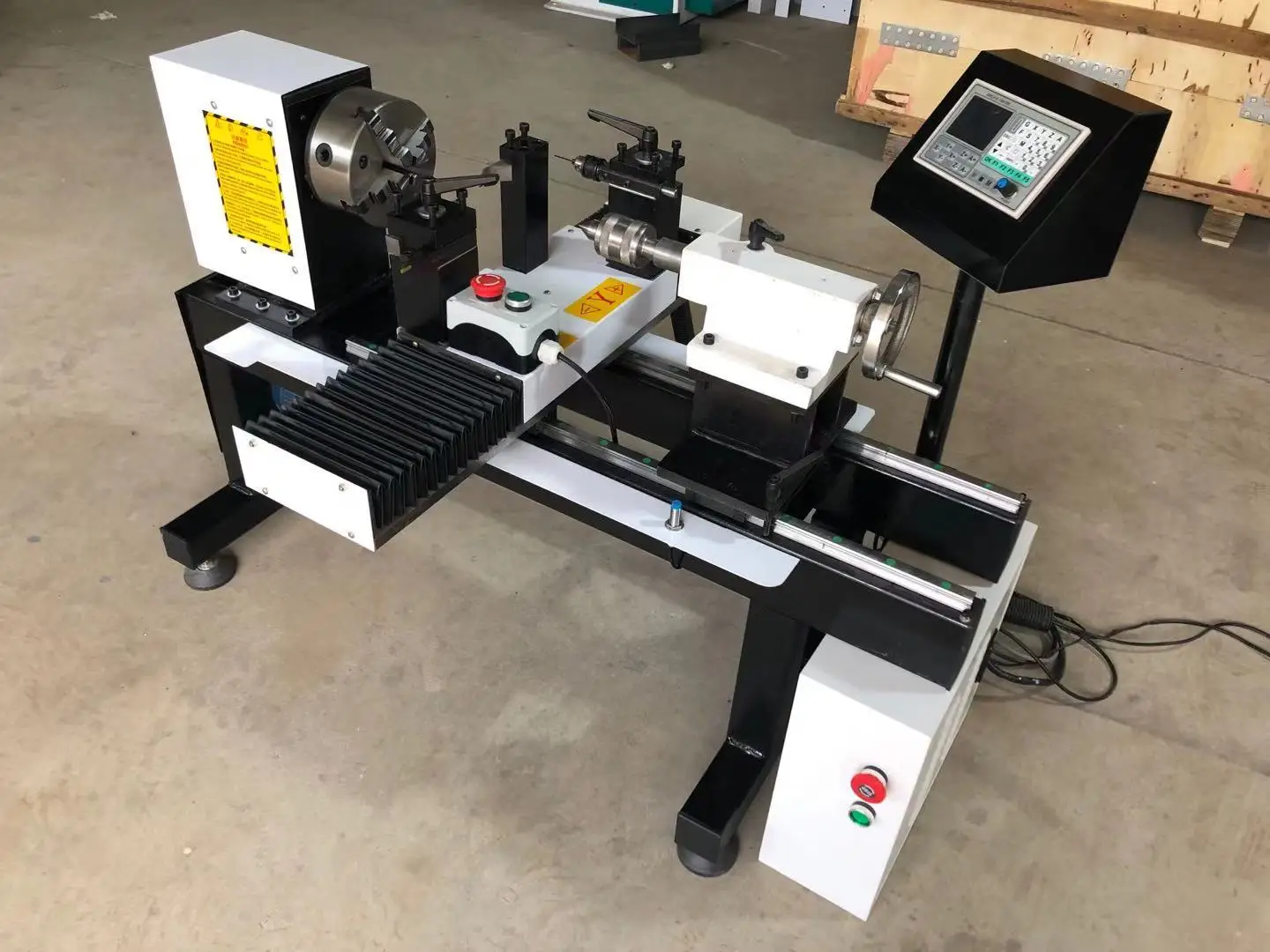 Wood Lathe Wood Turning Lathe Machine Drumstick Making Machine Round Sticker Making Machine Factory Price