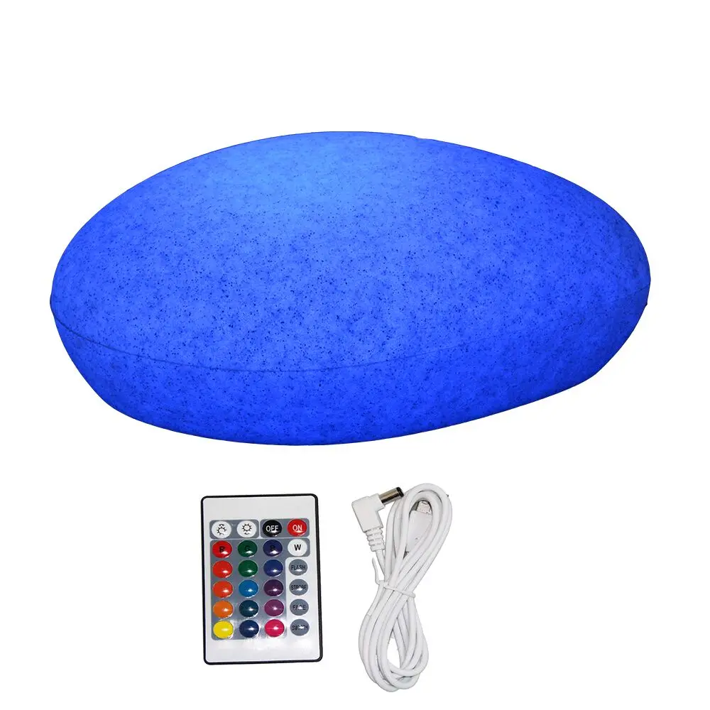 Outdoor Remote Controlled Multi-Color Luminous Ball Orb Sphere Light Glow in the Dark Pool Balls LED Stepping Stones Christmas