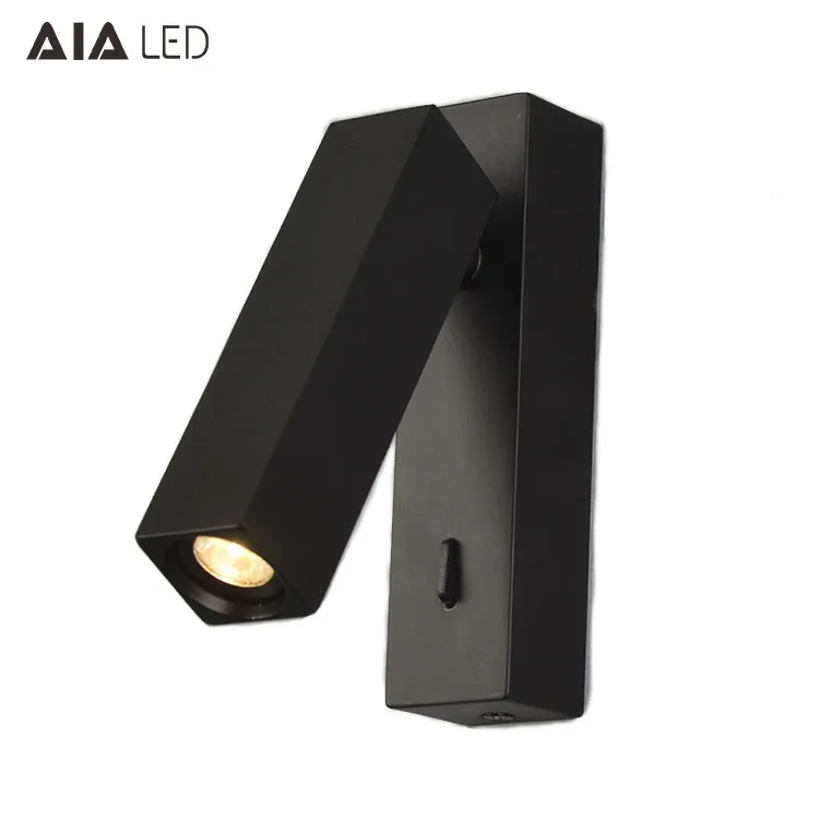 Touch Switch Dimmable Led Bed Headboard Reading Light 3W USB Led Bed Head Reading Light Flexible Led Reading Light 12v