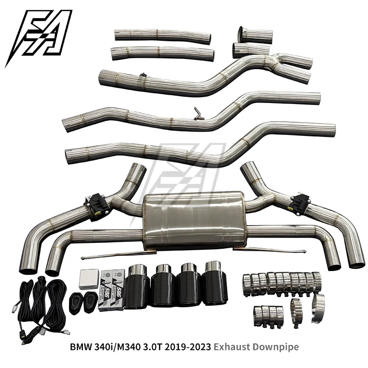 M340 Back For BMW 340i M340 M340i 3.0T 2019-2024 High Performance Exhaust System ...