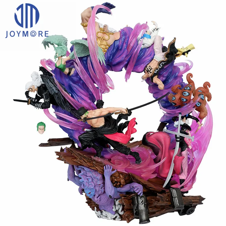ワンピース　フィギュ5体 JM卸売ワンピースゾロフィギュア等身大ルフィーギア5アニメ