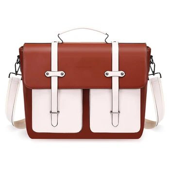 Haoen 2023 Computer Messenger Bag With Front 2 Pockets Large Capacity Shoulder Bag For Women Business