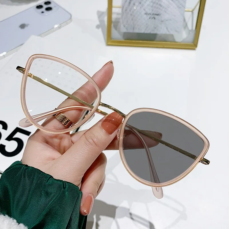 2023 New Fashion Women Cat Eye Prescription Glasses Frame Small Frame ...