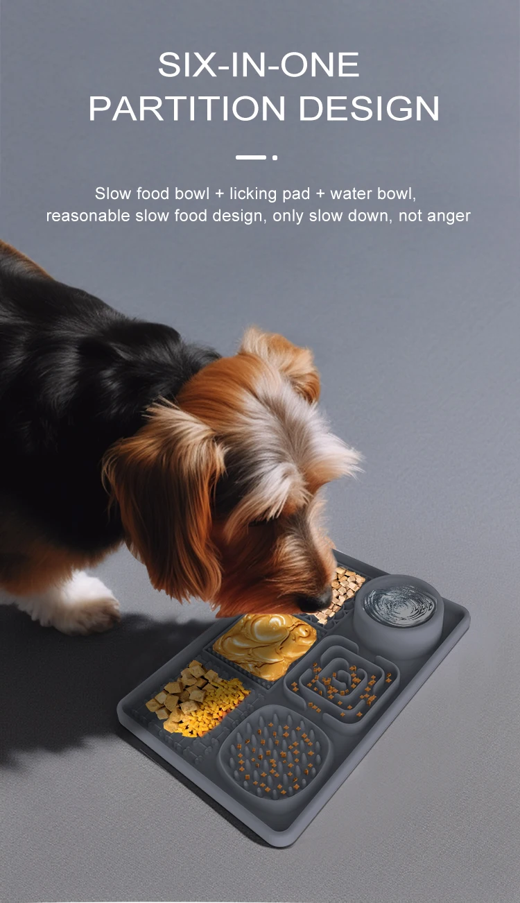 Silicon Dog Mat Pet Dog Lick Pad Nonslip Food Pad Pet Licking Mat