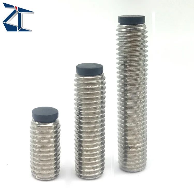 Professional China rubber nylon tip stainless steel grub set screw with high quality