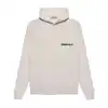 Sweat à capuche avoine clair