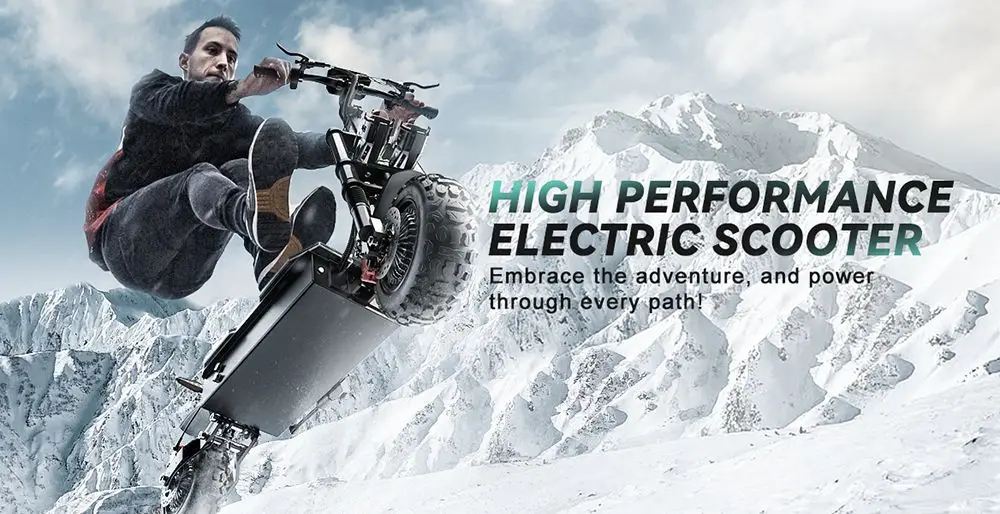 EU Stock 67.2V 38Ah 2800W*2 80km/h FENGQS GT8 PRO Electric Scooter 11 inch Tires Hydraulic Disc Brakes With 90km Range