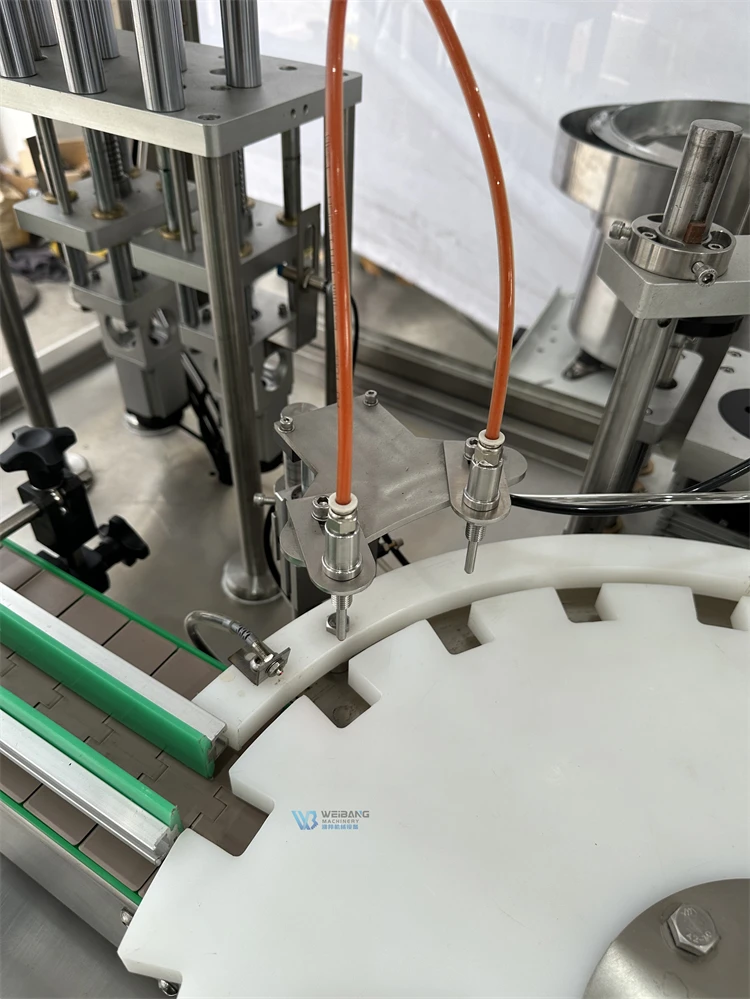 WB-YX2  2ml-100ml Automatic Cosmetic Filling Machine Glass Bottle Nail Polish Filling and Capping Machine