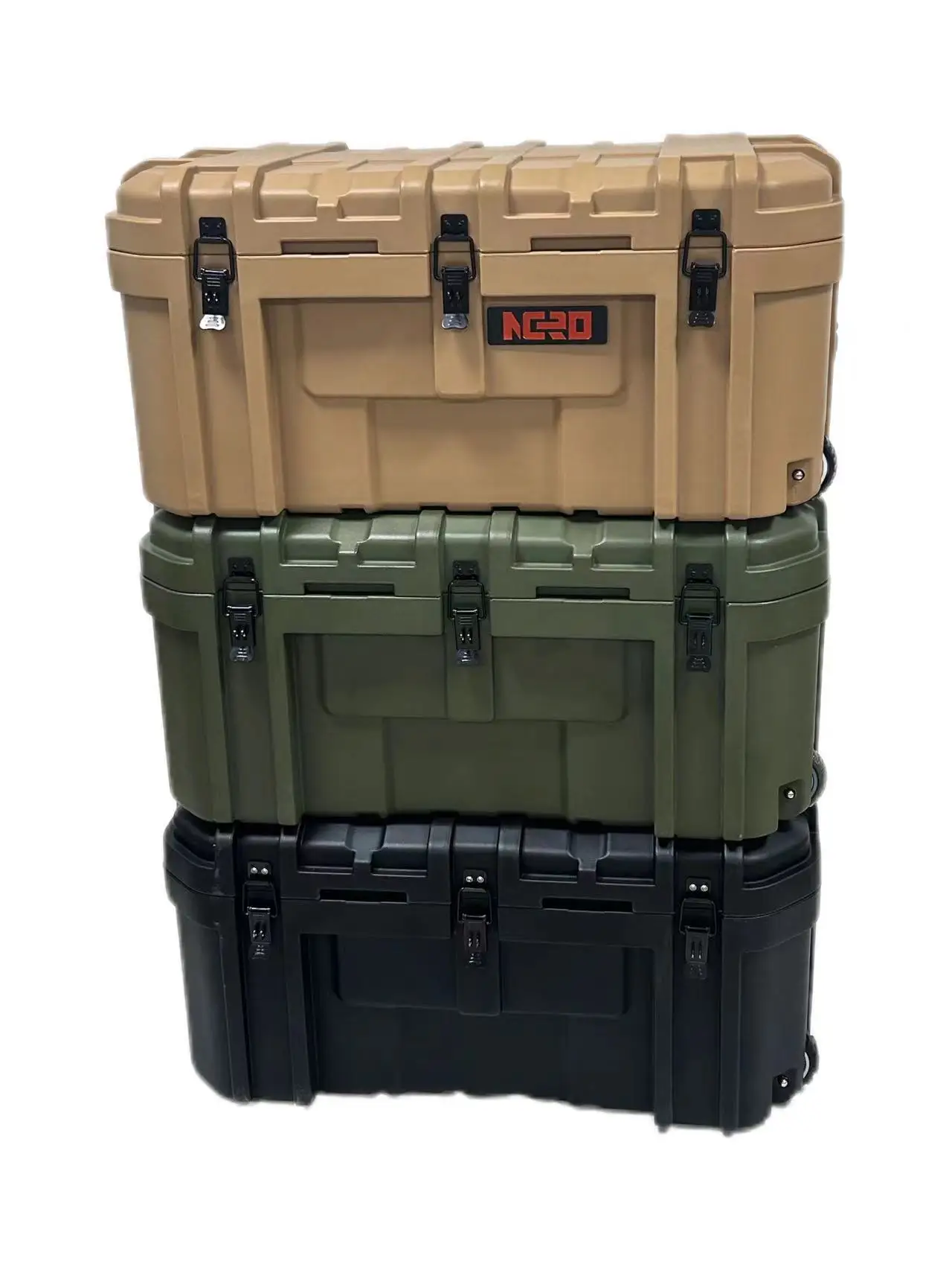 125L Outdoor Rotomolded Tool Box With Wheels Portable Car Trunk Storage ...