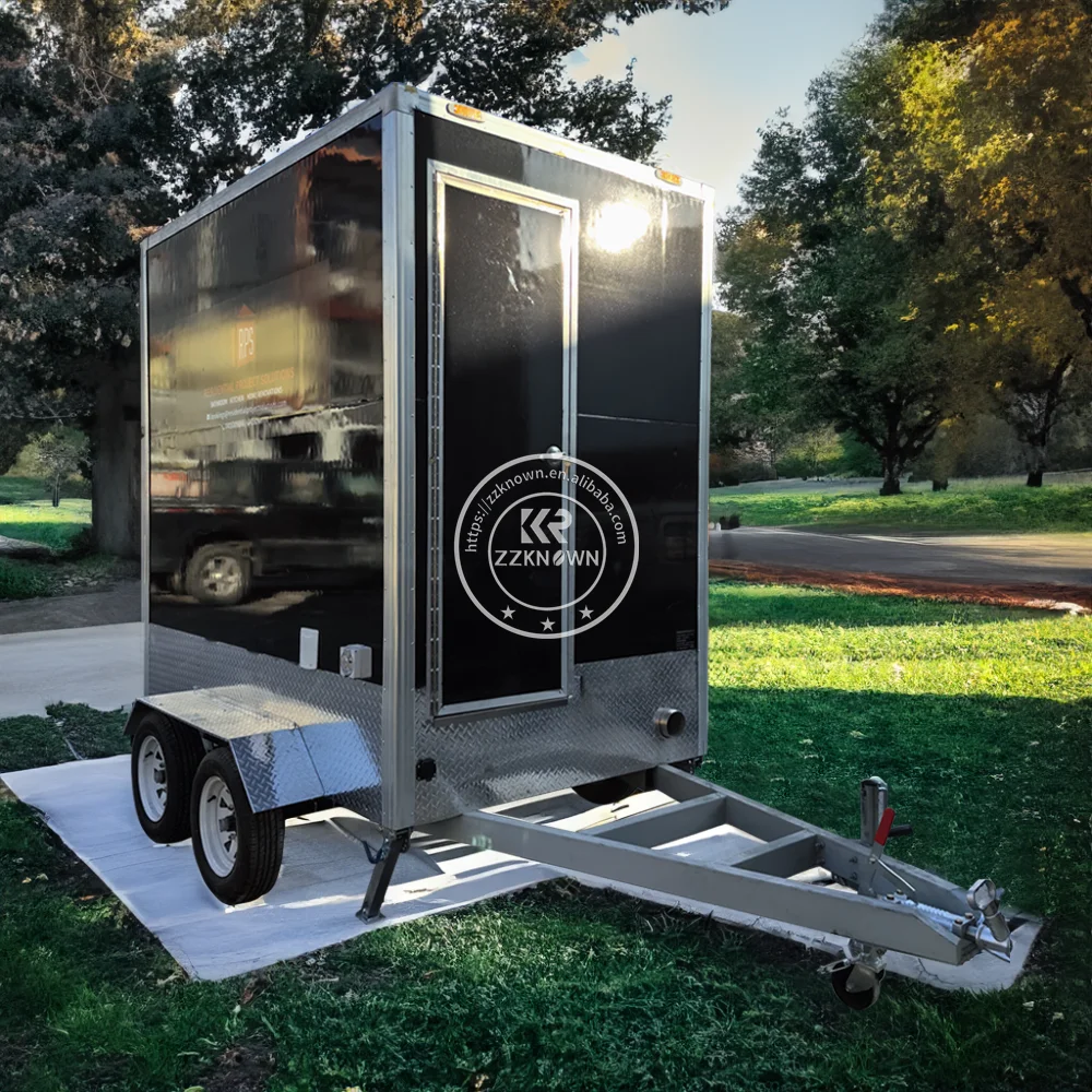 Dot Outdoor Restroom Trailer Portable Toilets Mobile Bathroom Trailer ...