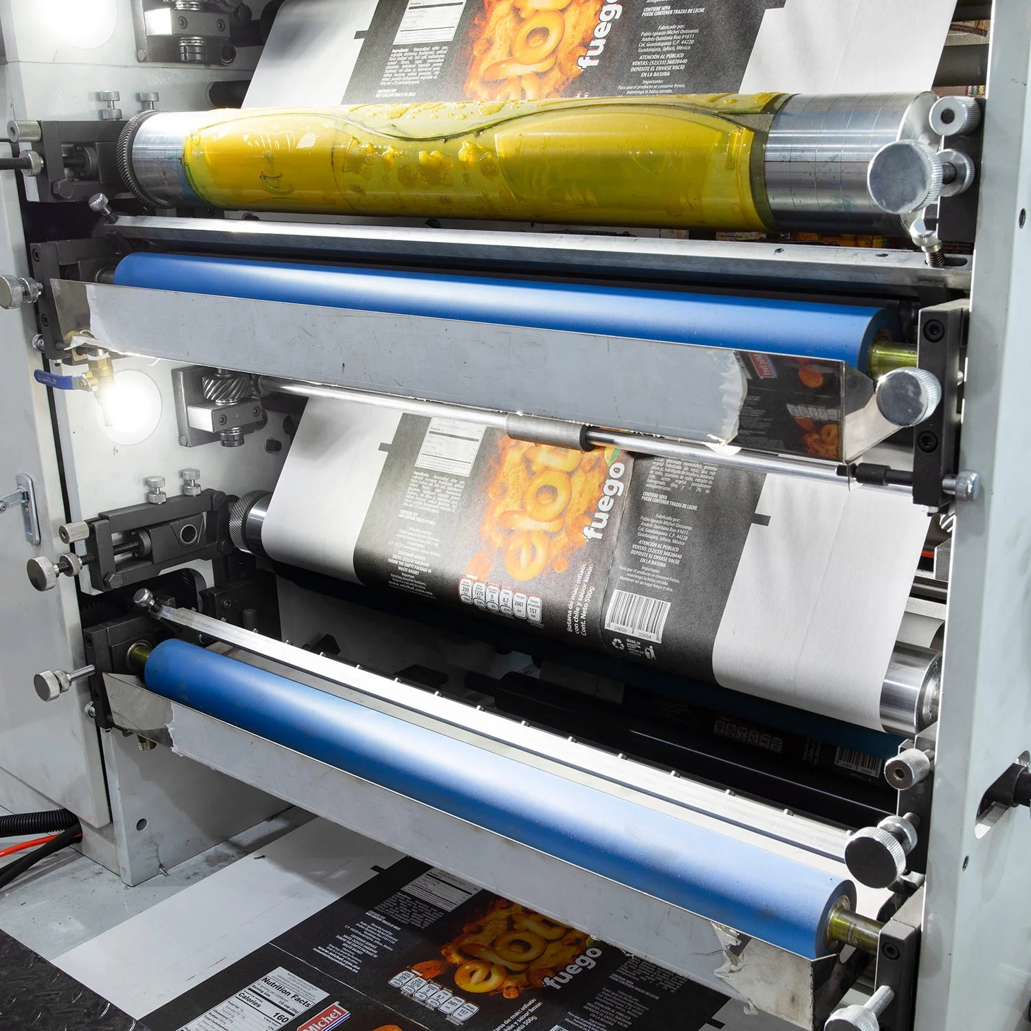 RTRY-320B Mini Two Color Roll to Roll Adhesive Label Sticker Printing Machine Manufacturer