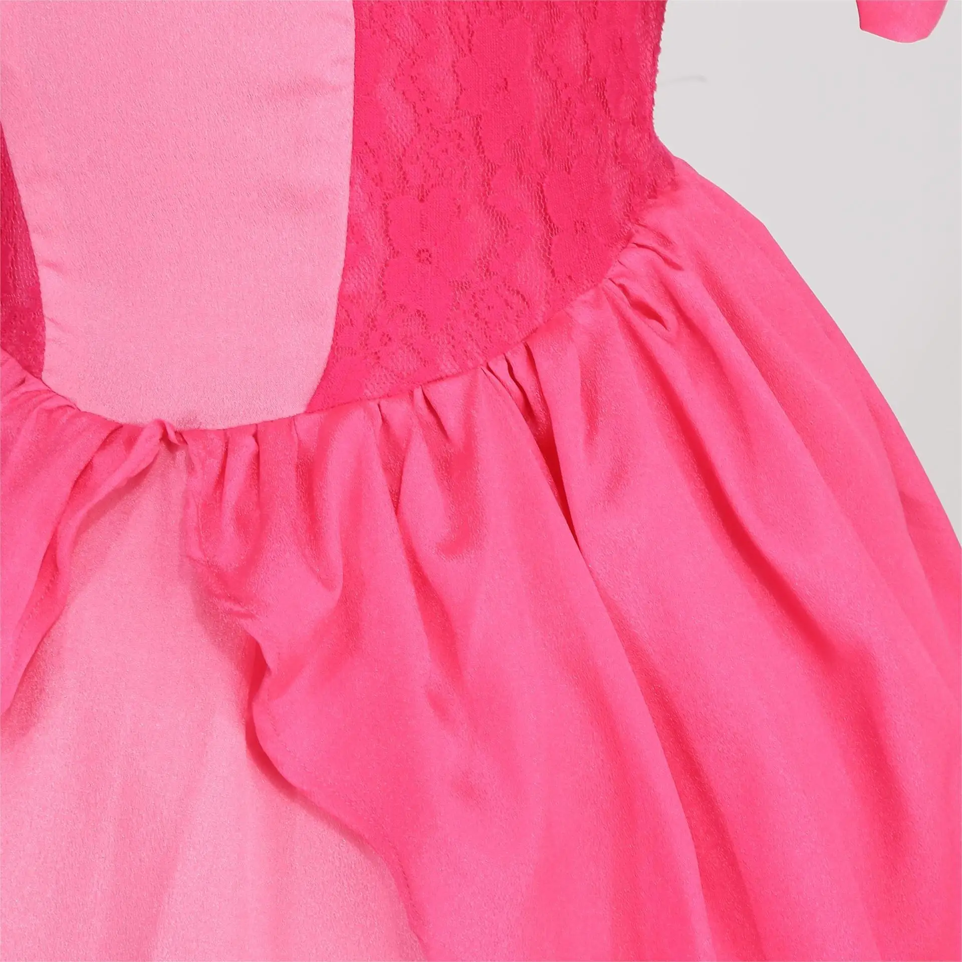 open lace back dress Amazon.com: HORTYZON Girls Princess Dress Peach Costume Super Bros Kids LED  Light Up Princess Dress for Deluxe Halloween Party Dress Up (9-10 Years) :  Clothing, Shoes & Jewelry main image 0