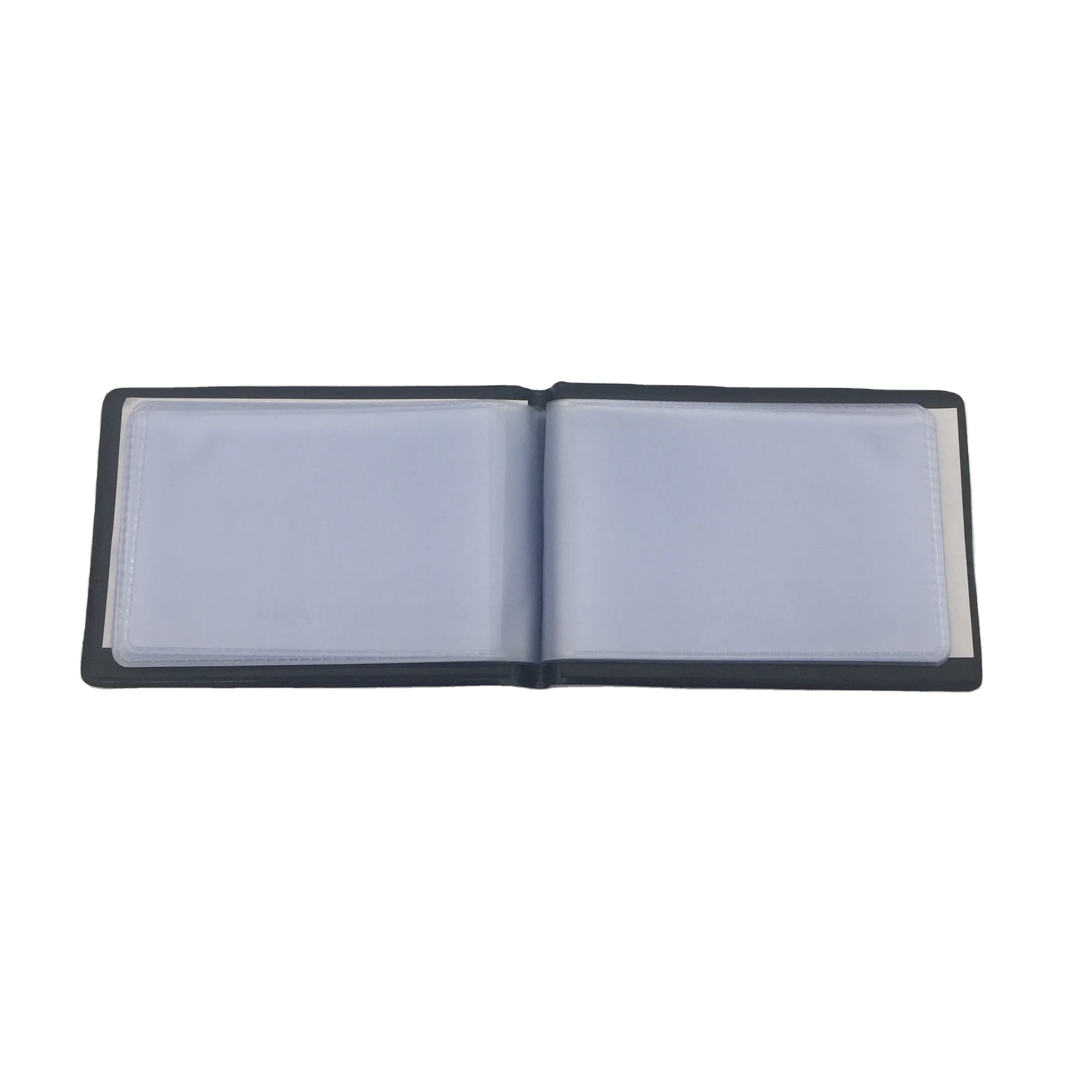 Вместительный минималистичный дорожный бумажник унисекс из ПВХ под заказ с держателем для карт и логотипом