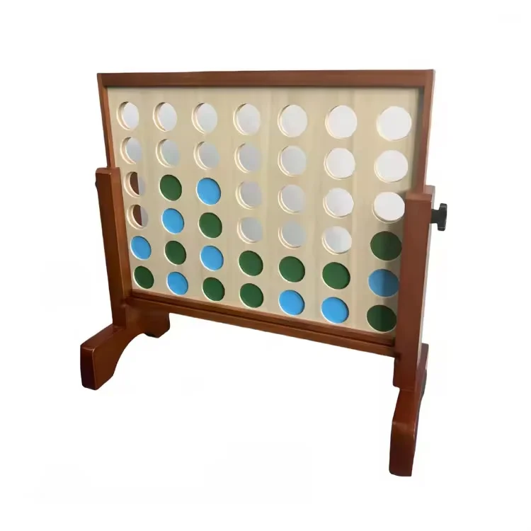 Wooden Four In A Row Giant Connect Four Game Outdoor Yard game