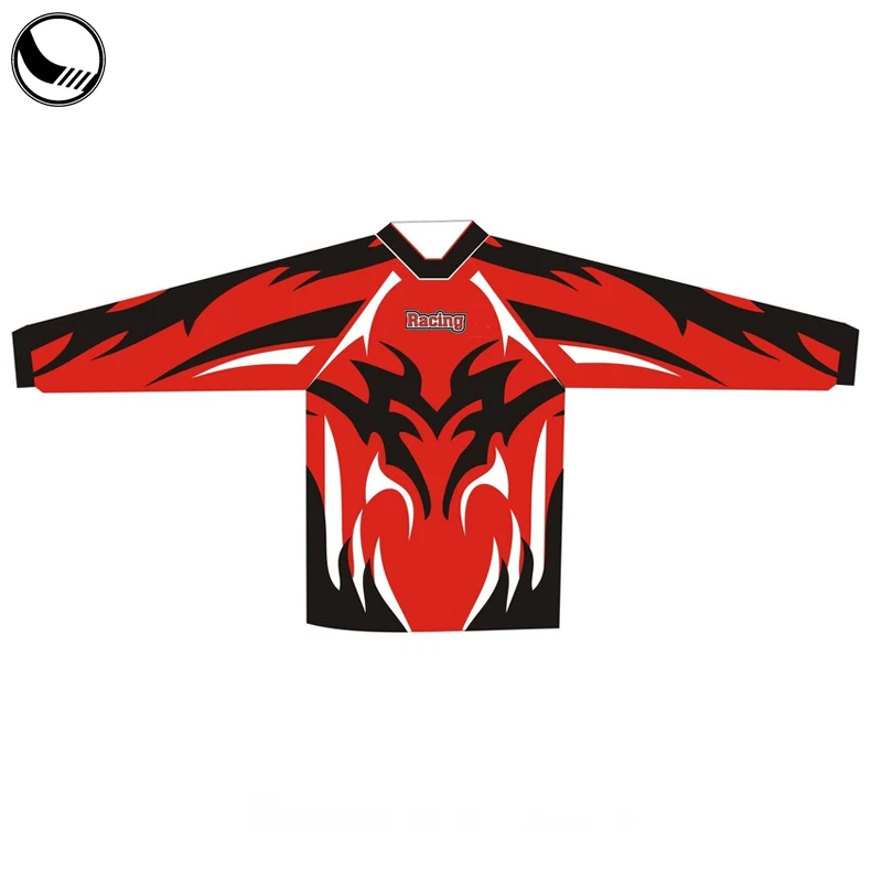 6XL Unisex High Quality Long Sleeve Breathable Motocross Jersey