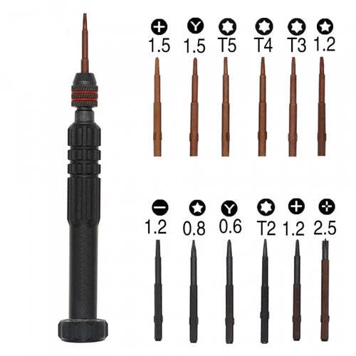 12pcs Multifunctional Screwdriver Set with Screw Bits For Phone Repair