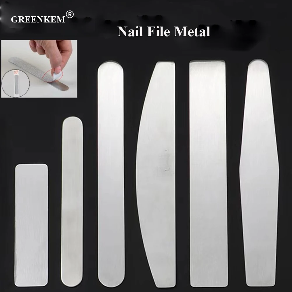 High Quality Stainless Steel Pink Nail File Custom Logo Sandpaper