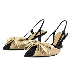 ZAZB Brand Custom Leather High Heels Shoes for Women Sandals Slim Sexy Wedding Bride Elegant Ladies and Chaussures Pour Femmes