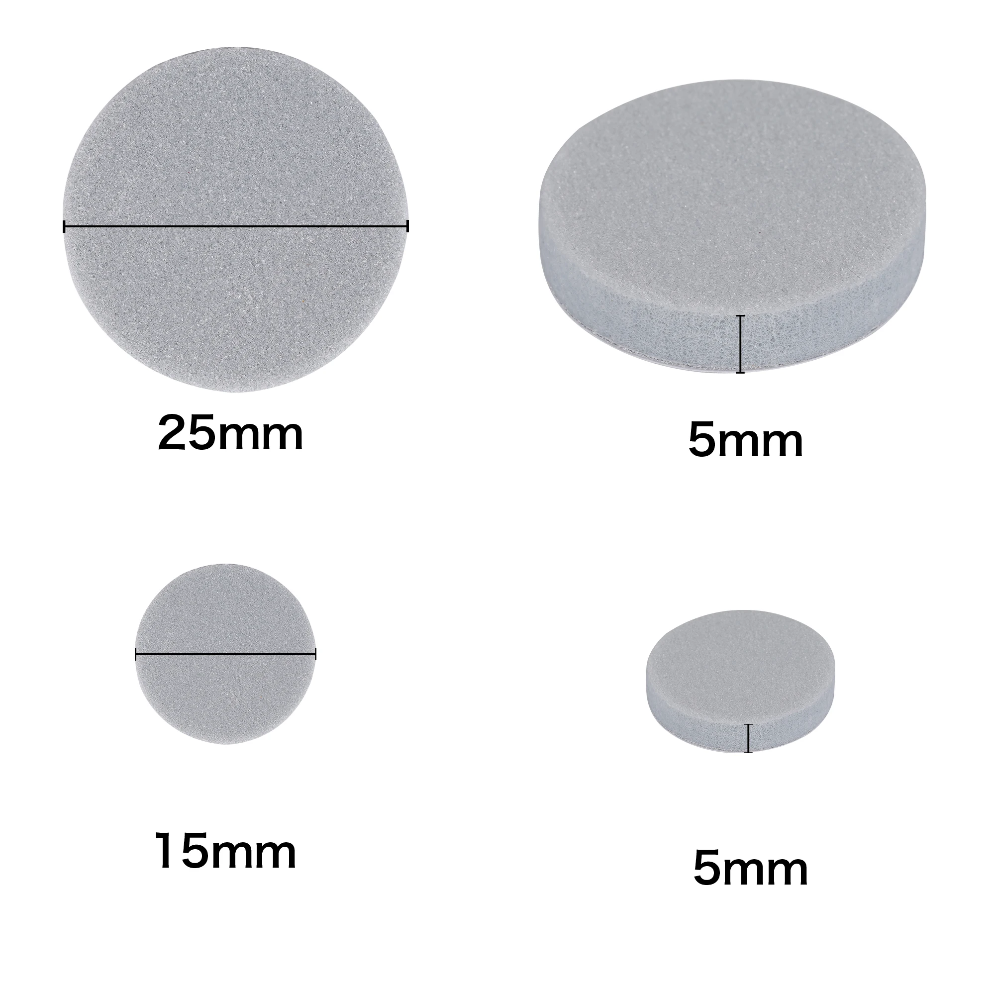 sponge nail sanding disc size