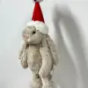 RedChristmasHatBunnyRabbit